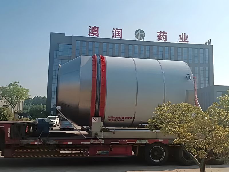 不銹鋼多功能液體自動循環水平螺旋轉鼓（阿膠用）